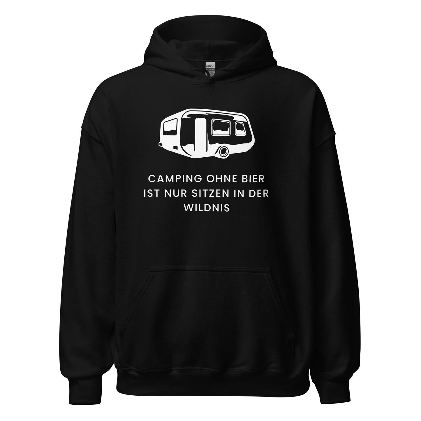 Camping ohne Bier ist nur sitzen in der Wildnis | Unisex Hoodie