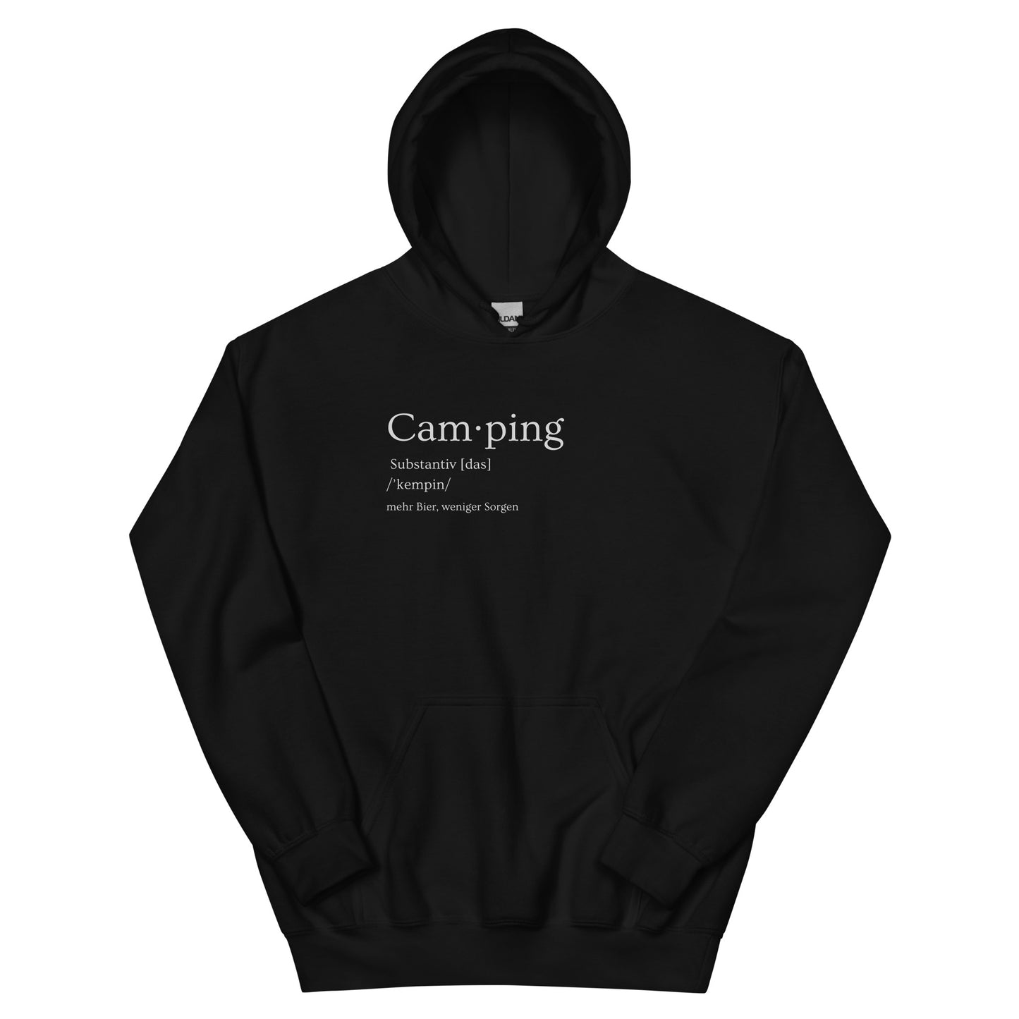 Camping - Mehr Bier, weniger Sorgen | Unisex-Hoodie