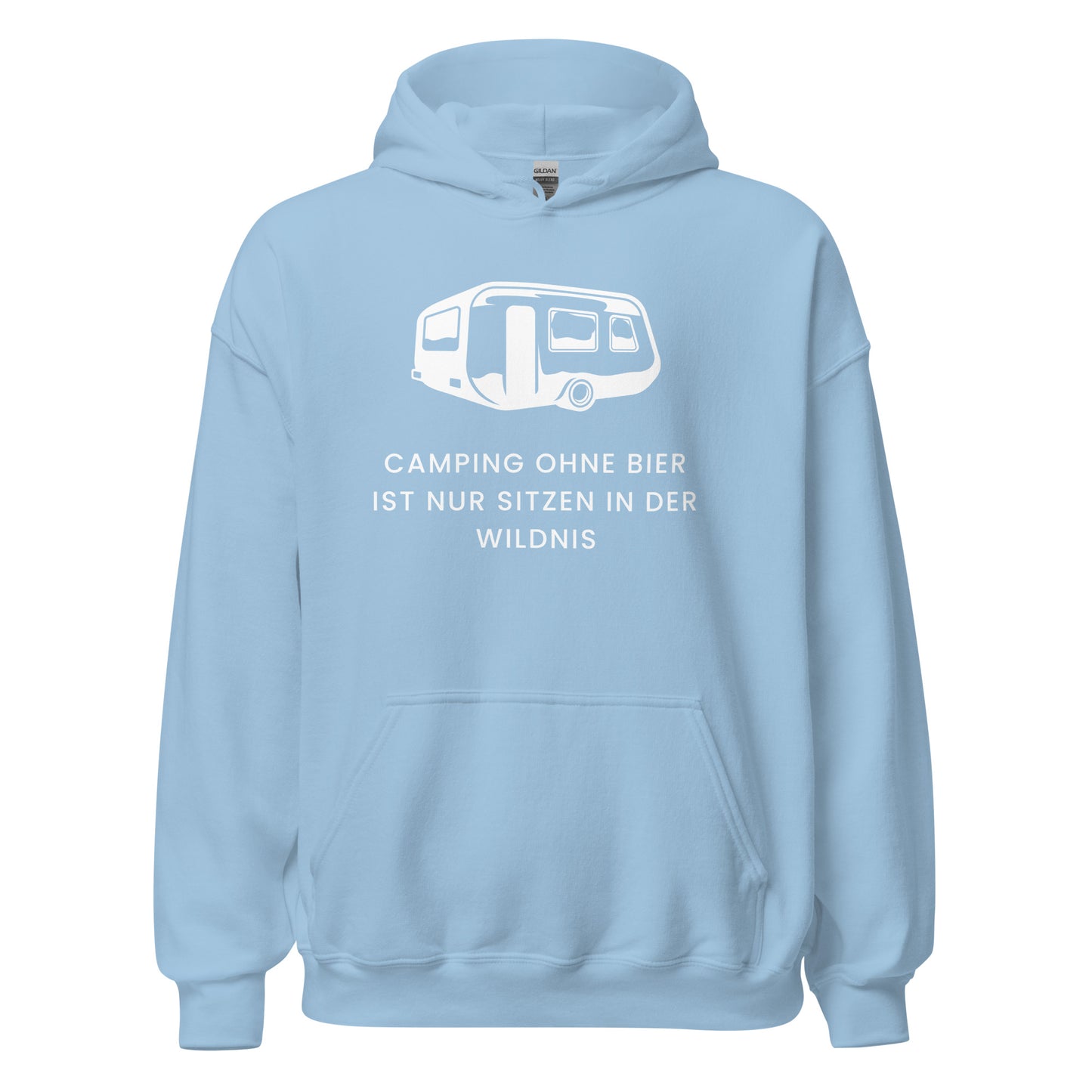 Camping ohne Bier ist nur sitzen in der Wildnis | Unisex Hoodie