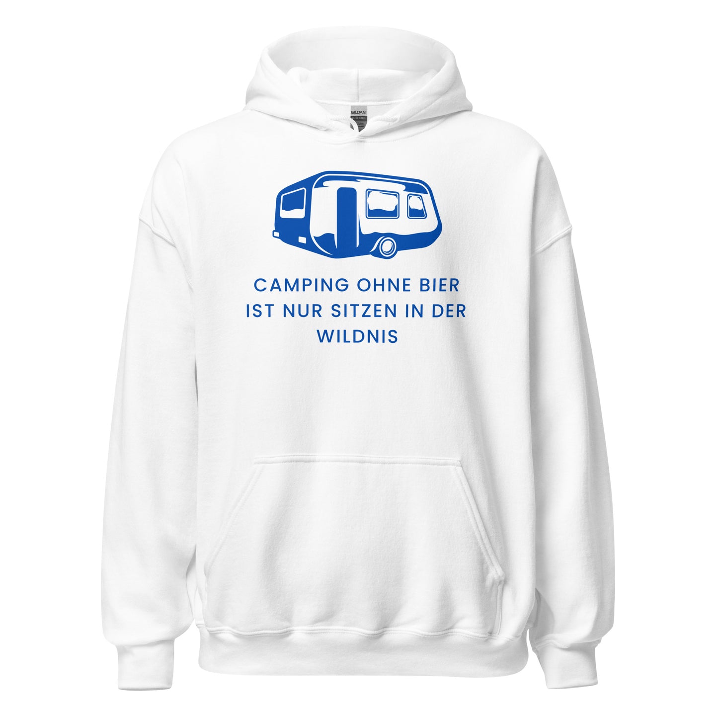 Camping ohne Bier ist nur sitzen in der Wildnis | Unisex Hoodie