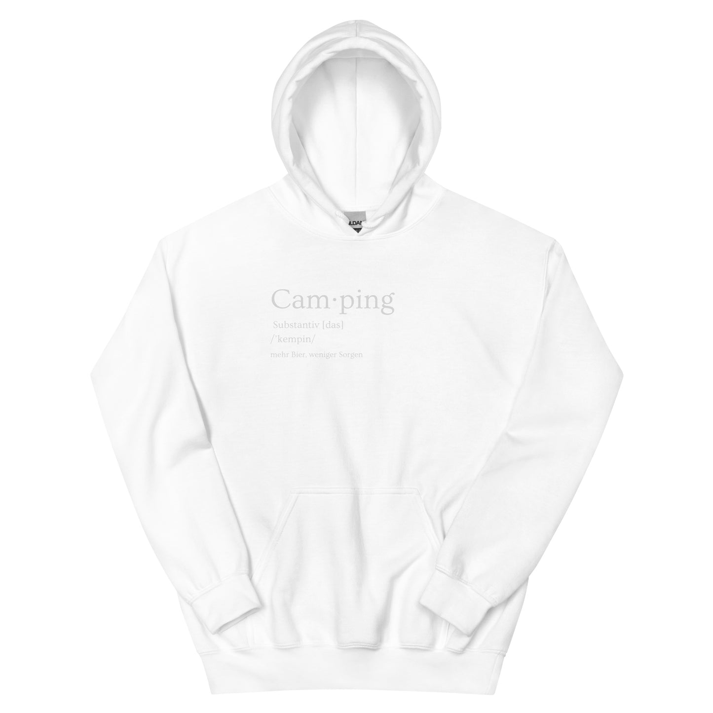 Camping - Mehr Bier, weniger Sorgen | Unisex-Hoodie